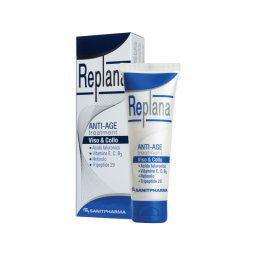 Replana Antiage favorisce la scomparsa delle rughe per una pelle tonica e levigata viso e collo 50 ml
