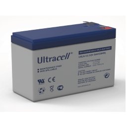 Batteria al Piombo AGM UXL9-12 Ultracell UK Piastre Rinforzate 12V DC 9.0AH 9AH