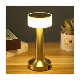 Trade Shop - Lampada Vintage Da Tavolo A Led Ricaricabile Usb Lume Luce Calda Per Bar Locali -