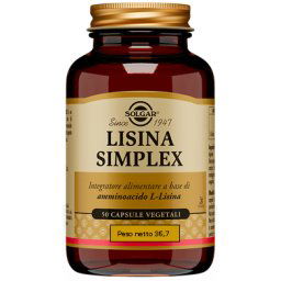 LISINA SIMPLEX 50CPS VEG SOLGAR