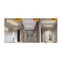 Trade Shop - Plafoniera Led 57 W Lampada Soffitto Design Moderno Luce 4000k 3000k 6500k C43b -
