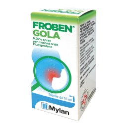 Froben Gola spray orale 0,25% per mal di gola 15 ml