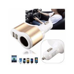 Trade Shop - Caricabatterie Carica Batteria Usb Auto Camper 12v 24v Per Tablet Smarthphone -