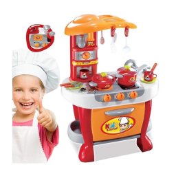 Trade Shop - Cucina Scuola Piccoli Cuochi Fornello Con Luci E Suoni E Accessori Di Gioco -
