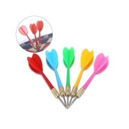 Trade Shop - Set 6 Freccette Frecce Dardi Di Ricambio Per Gioco Tiro Al Bersaglio A Segno -