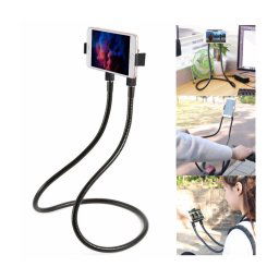 Trade Shop - Stand Supporto Flessibile Universale Per Smartphone Cellulare Lazy Holder 360° -