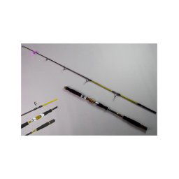 Trade Shop - Canna Da Pesca Mare Barca Lunghezza 2.4 Mt 10/30g Telescopica Portatile Leggera -