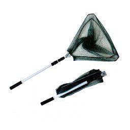 Trade Shop - Rete Da Pesca Pieghevole Con Manico Telescopico In Allumino Estensibile Guardino -