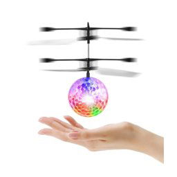 Trade Shop - Gioco Palla Sfera Volante Giocattolo Mini Elicottero Aircraft Luminoso Flying -