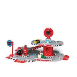 Trade Shop - Garage Gioco Per Bambini Piano Livello Superiore Con Distributore Auto -