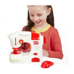 Trade Shop - Macchina Per Cucire Elettrica Giocattolo Per Bambni Con Pedale Luci E Suoni -