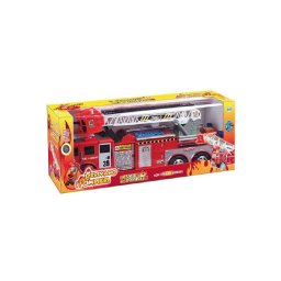 Trade Shop - Camion Pompiere Pompieri Bump And Go Con Luci Suoni Cambio Direzione Giocattoli -
