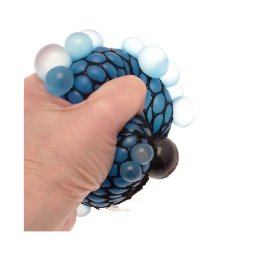 Trade Shop - Squishy Mesh Ball Gioco Palla Da Schiacciare Premere Antistress Rete -