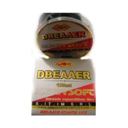 Trade Shop - Bobina Lenza Da Filo Pesca 100mt In Nylon Spessorre 0.35mm Carico 12,10kg Canna -