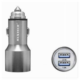 Trade Shop - Caricatore Auto Portatile Per Smartphone Dispositivi 15w 12-24v Maxtech Ma-c014 -