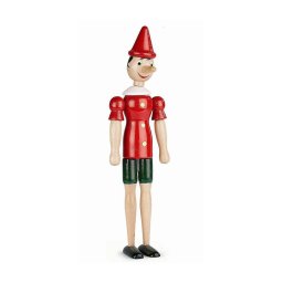 Trade Shop - Pinocchio In Legno Snodabile Snodato Statuina Gioco Bambini Souvenir 24cm -