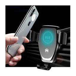 Trade Shop - Supporto Magnetico Caricabatteria Wireless Auto Porta Cellulare Universale -