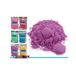 Trade Shop - Sabbia Magica Colorata Gioco Di Manipolazione Atossica Modellabile 1000 Gr. 1kg -