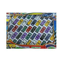 Trade Shop - 50 Pz. Mini Auto Miste Sportive Macchina Macchinine Gioco Per Bambini Giocattolo -