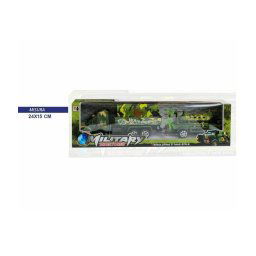 Trade Shop - Military Super Power Camion Militare Con Rimorchio Giocattolo Gioco Bambini -