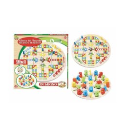 Trade Shop - Gioco Educativo Incastro Numeri 2in1 In Legno Da Tavolo Giocattolo Gioco Bambini -