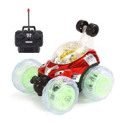 Trade Shop - Macchina Radiocomandata Rotazione A 360° Giocattolo Con Acrobazione Luci E Suoni -