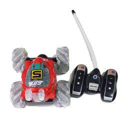 Trade Shop - Macchina Radiocomandata Rotazione A 360° Gioco Con Acrobazione Luci Multifunzion -