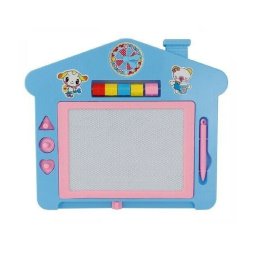 Trade Shop - Lavagna Magica Casetta Con Pennarello Formine Cancellabile Bambini Bimbi 07678 -