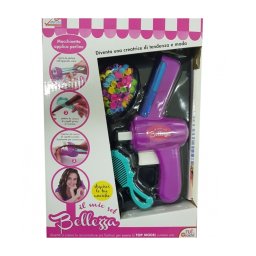 Trade Shop - Macchina Applica Perline Colorate Accessori Capelli Bellezza Beauty Gioco Bimbe -
