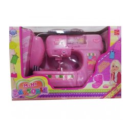 Trade Shop - Macchina Per Cucire Mini Sartoria Sarta Moda Vestito 18x28x10.5 Cm Gioco Bambine -
