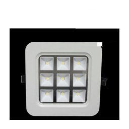 Trade Shop - Punto Luce Faretto Led Incasso 1 Led 1w Luce Calda 220v Cielo  Stellato Quadrato Bianco Caldo 