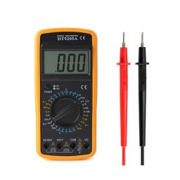 Trade Shop - Tester Multimeter Multimetro Digitale Pro Tester Professionale Con Cavi Dt9205a -