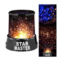 Trade Shop - Star Master Lampada Proiettore Di Stelle Led Colori Notte Effetto Cielo Stellato -