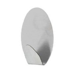 Trade Shop - Set 4 Ganci Appendini Adesivi Parete Casa Cucina Bagno Attaccapanni Ovali 59662 -