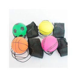 Trade Shop - Pallina Con Elastico Palla Elastica Palla Filo Elastico Bracciale Gioco -