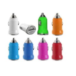 Trade Shop - Mini Caricatore Caricabatteria Auto Usb Universale 1a Smartphone Accendisigari -