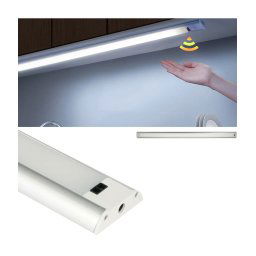 Trade Shop - Barra A Led Sottopensile Cucina Luce Lampada Con Sensore Movimento Mano 30cm -