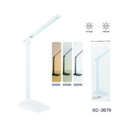 Trade Shop - Lampada Led Luce Dimmerabile Scrivania Tavolo Ufficio Braccio Pieghevole Dt-2679 -