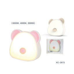 Trade Shop - Lampada A Led Scrivania Tavolo Orsetto 3 Modalita' Luce 6000k 4000k 3000k Xc2673 -