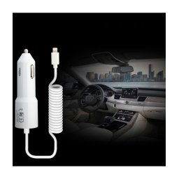 Trade Shop - Caricabatteria 2.1a Per Auto O Camion 12v 24v Con Cavo Per Iphone 5 5s Hy-14-001 -
