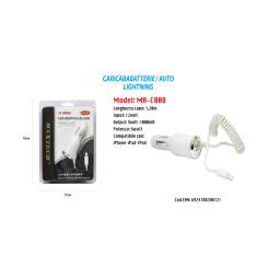 Trade Shop - Caricabatterie Da Auto Maxtech Usb Cellulare Smartphone 5v-1000ma Ma-c008 -