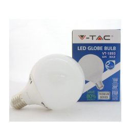 Trade Shop - Lampada Lampadina Led Globo Sfera V-tac Luce Bianca Fredda Naturale E27 13w -