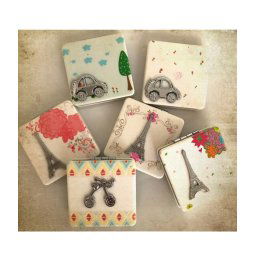 Trade Shop - Specchietto Specchio Da Borsa Borsette Per Donna Make Up Richiudibile Idea Regalo -