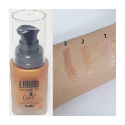 Trade Shop - Primer Illuminante Liquido Viso Beige 02 Trucco Highlighter Cover Make Up28ml -