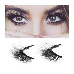 Trade Shop - Ciglia Finte 3d Handmade Naturali Eyemix Professionali Donna Bellezza Nere -