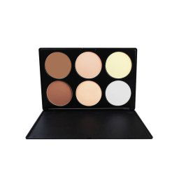 Trade Shop - Set Kit 6 Colori Make Up Correttore Fondo Tinta Trucco Trousse Makeup -
