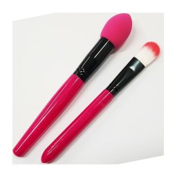 Trade Shop - Set 2 Pennelli Applicatore A Spugna Lattice + Piatto Fondotinta Correttore Make Up -