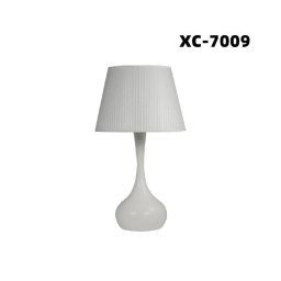 Trade Shop - Lampada Da Tavolo Scrivania Con Base Sferica Bianca E27 Design Moderno Xc-7009 -