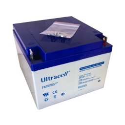 BATTERIA AGM GEL ULTRACELL UCG28-12 28Ah 12V CICLICA TRAZIONE USO CICLICO E FOTOVOLTAICO