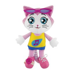 Trade Shop - Pupazzo Milady Peluche Morbido Educativo 44 Gatti Gioco Per Bambini 1 Anno + -